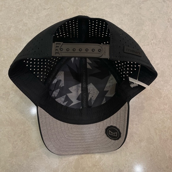 Melin A-Game Hydro Performance Snapback Hat In Black - Picture 12 of 15